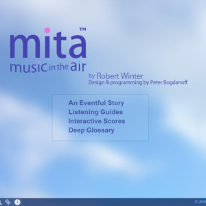 MITA home page, with selections for An Eventful Story, Listening Guides, Interactive Scores, and Deep Glossary