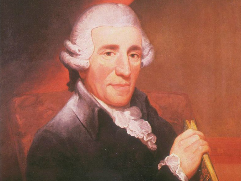 Portrait of Joseph Haydn by the great English portraitist Thomas Hardy