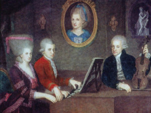 Portrait of Mozart family